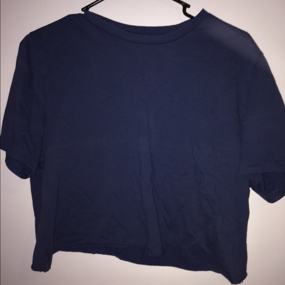 Blue crop top 🎀